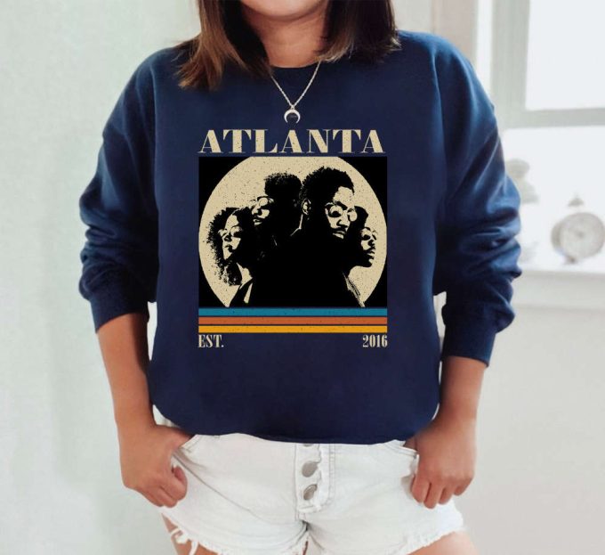 Atlanta T-Shirt, Atlanta Shirt, Atlanta Sweatshirt, Hip Hop Graphic, Unisex Shirt, Trendy Shirt, Retro Vintage, Unisex Shirt, Crewneck Shirt 4