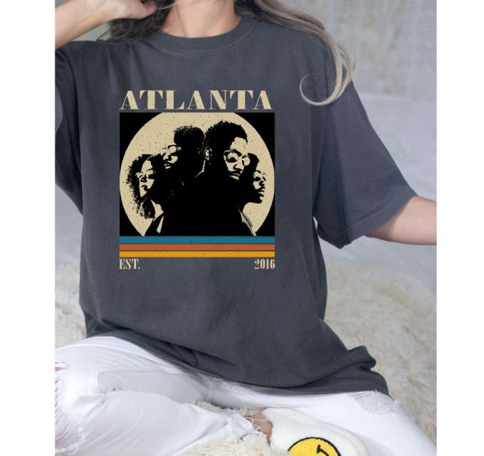 Atlanta T-Shirt, Atlanta Shirt, Atlanta Sweatshirt, Hip Hop Graphic, Unisex Shirt, Trendy Shirt, Retro Vintage, Unisex Shirt, Crewneck Shirt 5