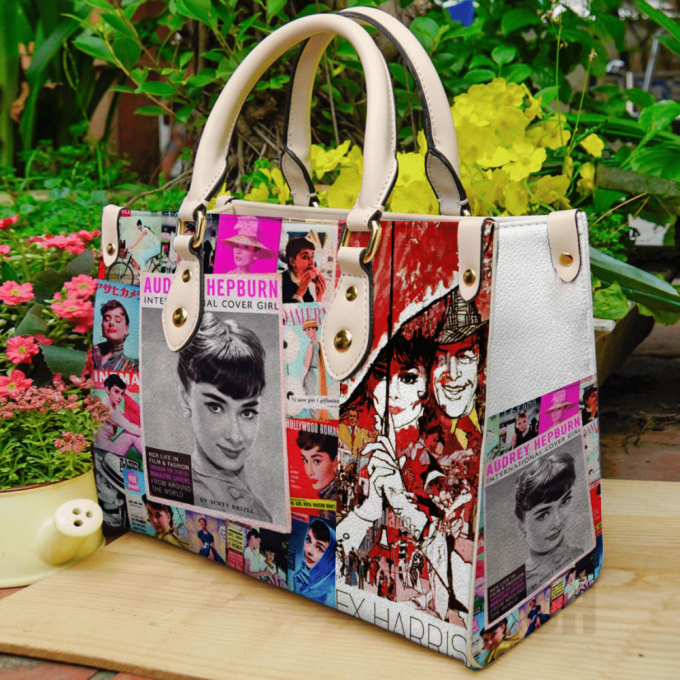 Chic Audrey Hepburn Leather Handbag: Perfect Women S Day Gift 2