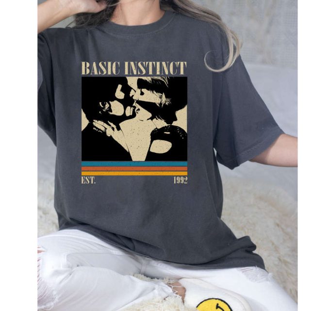 Basic Instinct T-Shirt, Basic Instinct Shirt, Basic Instinct Sweatshirt, Hip Hop Graphic, Unisex Shirt, Trendy Shirt, Retro Vintage 3