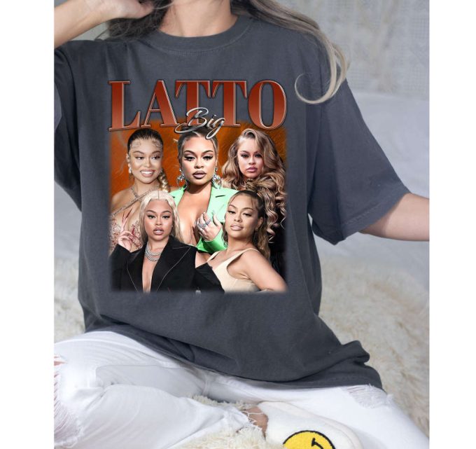 Big Latto T-Shirt, Big Latto Sweatshirt, Big Latto Shirt, Hip Hop Graphic, Unisex Shirt, Bootleg Retro 90'S Fans Gift, Trendy Shirt 2