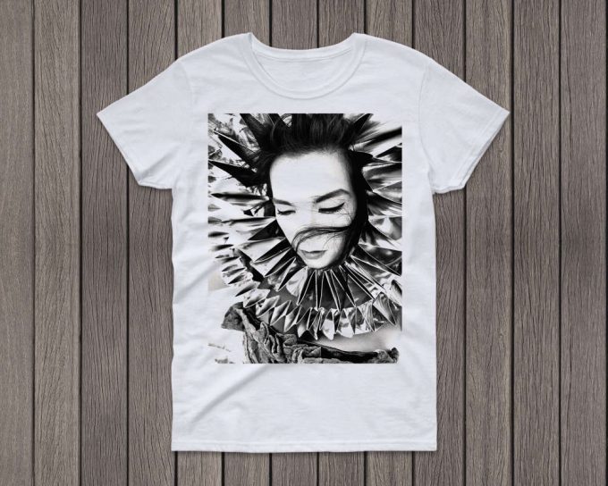 Bjork Shirt, Vintage Unisex Bjork Shirt, 90'S Shirt, Gift For Her Or Him, Bjork Inspired T-Shirt, Björk Dark Graphic Bjork T Shirt 2