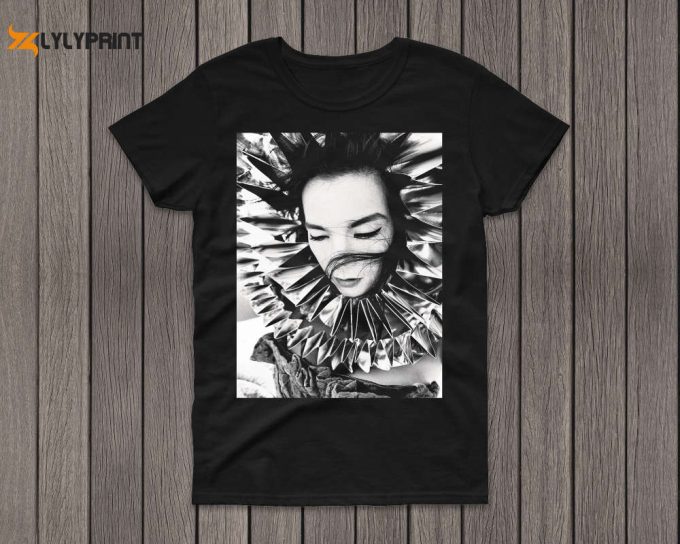 Bjork Shirt, Vintage Unisex Bjork Shirt, 90'S Shirt, Gift For Her Or Him, Bjork Inspired T-Shirt, Björk Dark Graphic Bjork T Shirt 1