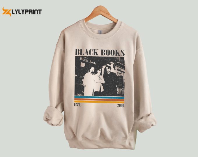 Black Books T-Shirt, Black Books Shirt, Black Books Sweatshirt, Hip Hop Graphic, Unisex Shirt, Trendy Shirt, Retro Vintage, Unisex Shirt 1