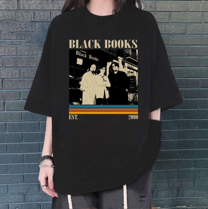 Black Books T-Shirt, Black Books Shirt, Black Books Sweatshirt, Hip Hop Graphic, Unisex Shirt, Trendy Shirt, Retro Vintage, Unisex Shirt 2