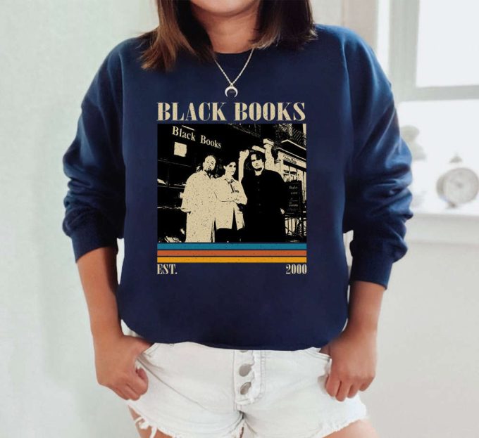 Black Books T-Shirt, Black Books Shirt, Black Books Sweatshirt, Hip Hop Graphic, Unisex Shirt, Trendy Shirt, Retro Vintage, Unisex Shirt 3