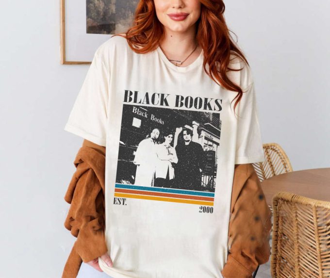 Black Books T-Shirt, Black Books Shirt, Black Books Sweatshirt, Hip Hop Graphic, Unisex Shirt, Trendy Shirt, Retro Vintage, Unisex Shirt 4
