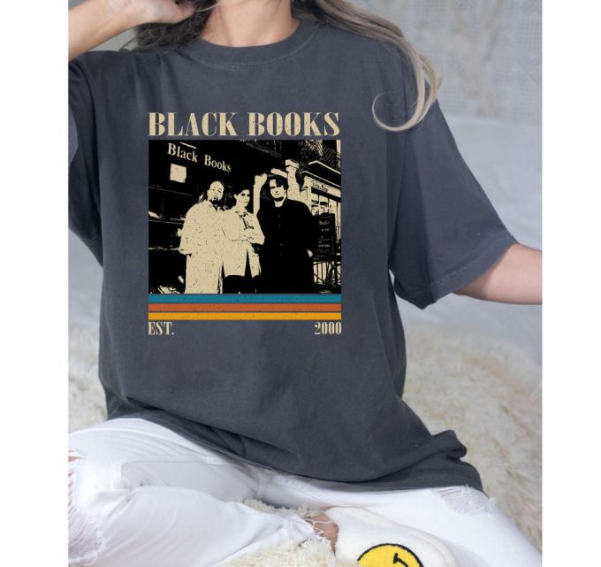 Black Books T-Shirt, Black Books Shirt, Black Books Sweatshirt, Hip Hop Graphic, Unisex Shirt, Trendy Shirt, Retro Vintage, Unisex Shirt 5