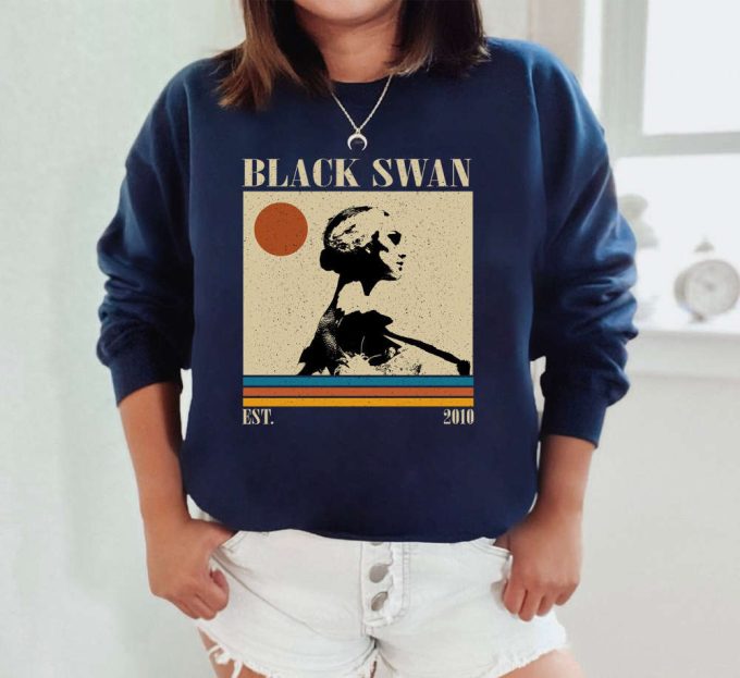 Black Swan T-Shirt, Black Swan Shirt, Black Swan Sweatshirt, Hip Hop Graphic, Unisex Shirt, Trendy Shirt, Retro Vintage, Unisex Shirt 5