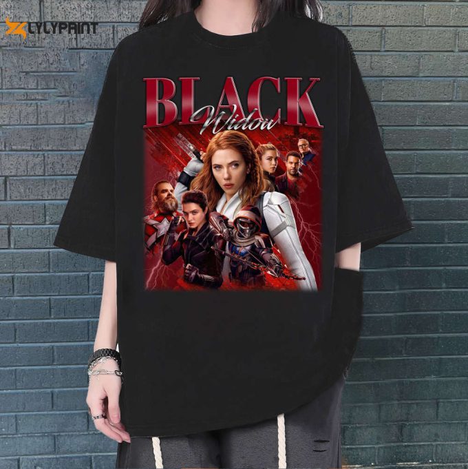 Black Widow T-Shirt, Black Widow Shirt, Black Widow Tees, Black Widow Sweatshirt, Hip Hop Graphic, Trendy T-Shirt, Unisex Shirt, Retro Shirt 1