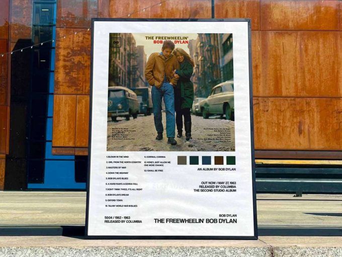 Bob Dylan &Quot;The Freeewheelin&Quot; / Bob Dylan&Quot; Album Cover Poster For Home Room Decor #2 3