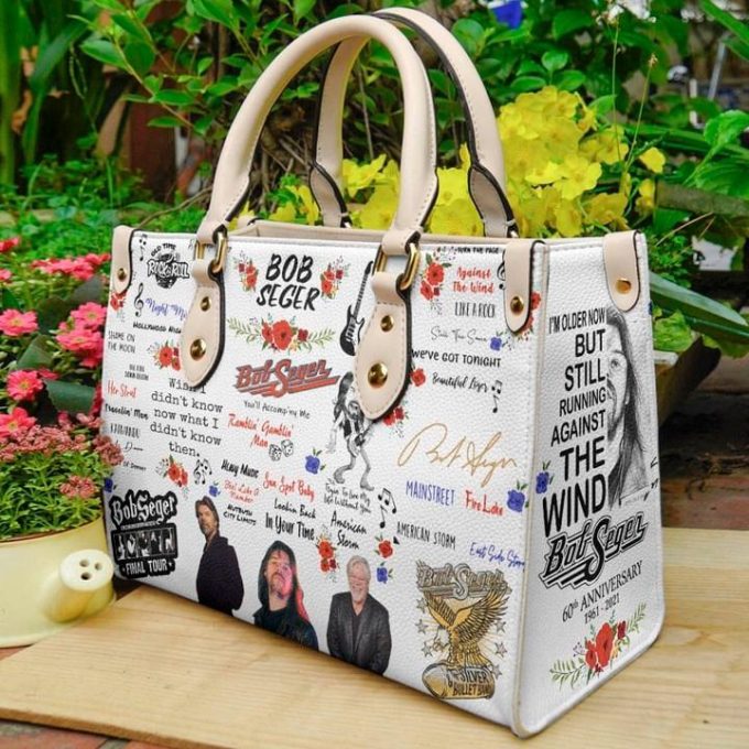 Stylish Bob Seger Lover Leather Handbag: Perfect Women S Day Gift 2