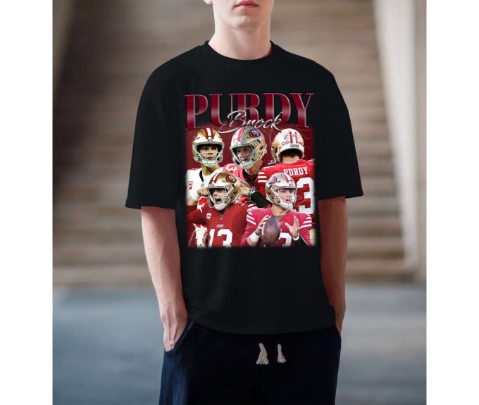 Brock Purdy T-Shirt, Brock Purdy Sweatshirt, Brock Purdy Tees, Hip Hop Graphic, Unisex Shirt, Bootleg Retro 90'S Fans Gift, Trendy Shirt 3