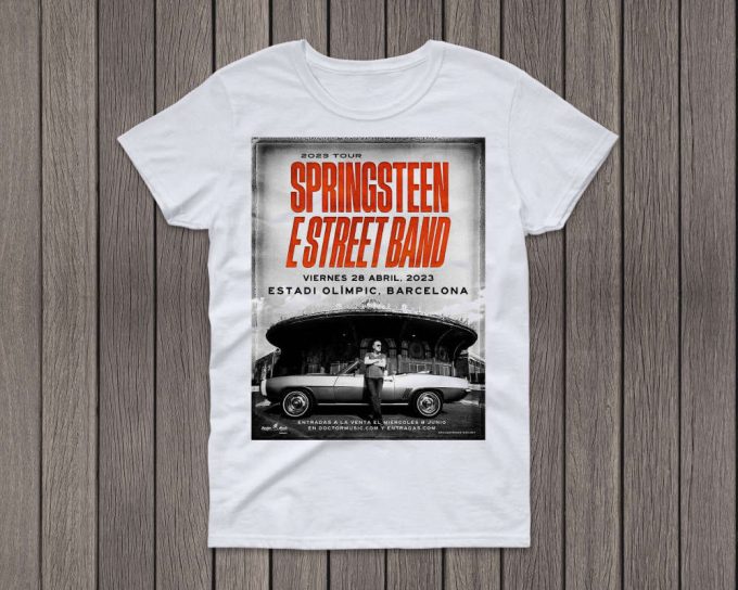 Bruce Springsteen Shirt - Rock Concert Shirt - Rock Music Shirt - Bruce Springsteen Tour Shirt, Bruce Springsteen 90'S Bootleg Vintage Shirt 2