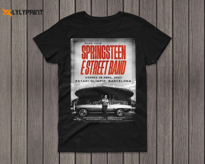 Bruce Springsteen Shirt - Rock Concert Shirt - Rock Music Shirt - Bruce Springsteen Tour Shirt, Bruce Springsteen 90'S Bootleg Vintage Shirt 1