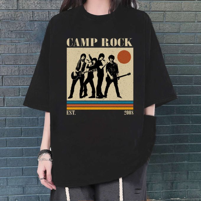 Camp Rock T-Shirt, Camp Rock Shirt, Camp Rock Sweatshirt, Hip Hop Graphic, Unisex Shirt, Trendy Shirt, Retro Vintage, Unisex Shirt 2