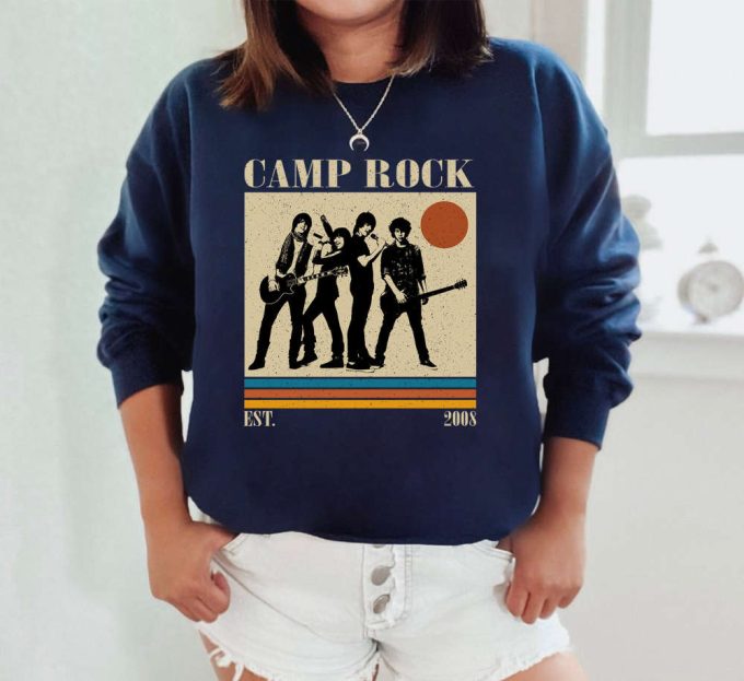 Camp Rock T-Shirt, Camp Rock Shirt, Camp Rock Sweatshirt, Hip Hop Graphic, Unisex Shirt, Trendy Shirt, Retro Vintage, Unisex Shirt 4