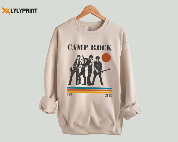 Camp Rock T-Shirt, Camp Rock Shirt, Camp Rock Sweatshirt, Hip Hop Graphic, Unisex Shirt, Trendy Shirt, Retro Vintage, Unisex Shirt 1