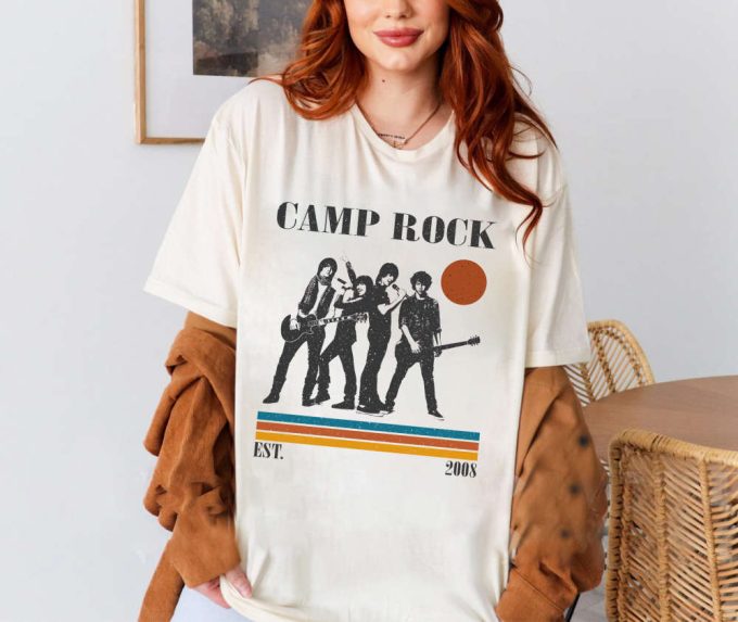 Camp Rock T-Shirt, Camp Rock Shirt, Camp Rock Sweatshirt, Hip Hop Graphic, Unisex Shirt, Trendy Shirt, Retro Vintage, Unisex Shirt 3