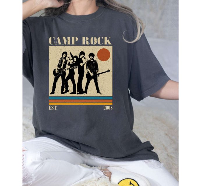 Camp Rock T-Shirt, Camp Rock Shirt, Camp Rock Sweatshirt, Hip Hop Graphic, Unisex Shirt, Trendy Shirt, Retro Vintage, Unisex Shirt 5