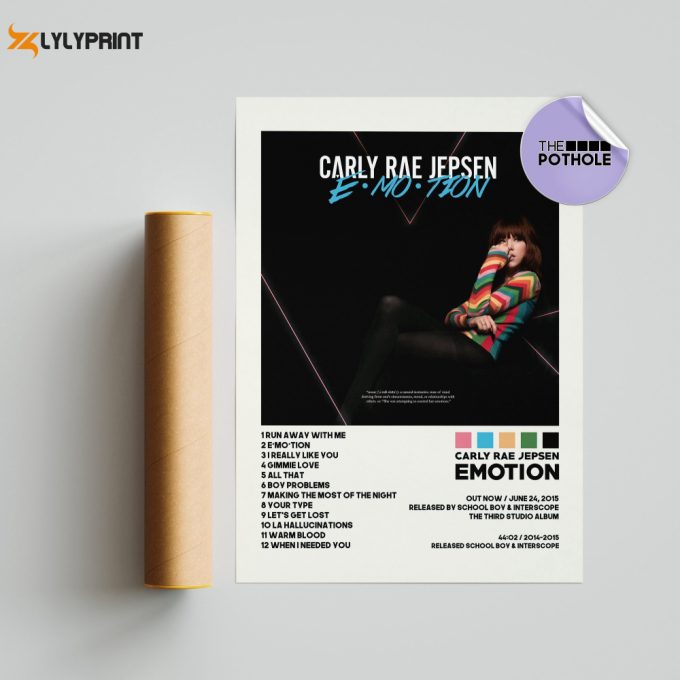 Carly Rae Jepsen Posters / Emotion Poster / Album Cover Poster, Poster Print Wall Art, Custom Poster, Home Decor, Carly Rae Jepsen, Emotion 1