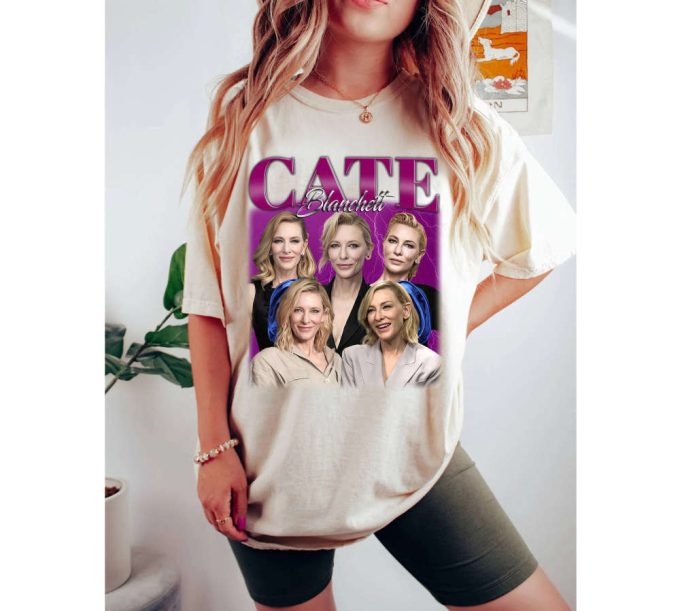 Cate Blanchett T-Shirt: Stylish Sweater Gift For Him Sport Gifts 3