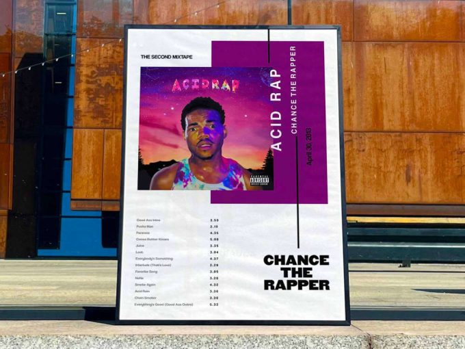 Chance The Rapper &Quot;Acid Rap&Quot; Album Cover Poster For Home Room Decor #3 2