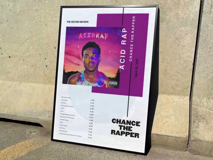 Chance The Rapper &Quot;Acid Rap&Quot; Album Cover Poster For Home Room Decor #3 3
