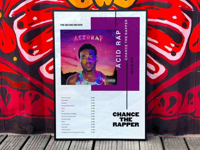 Chance The Rapper &Quot;Acid Rap&Quot; Album Cover Poster For Home Room Decor #3 4