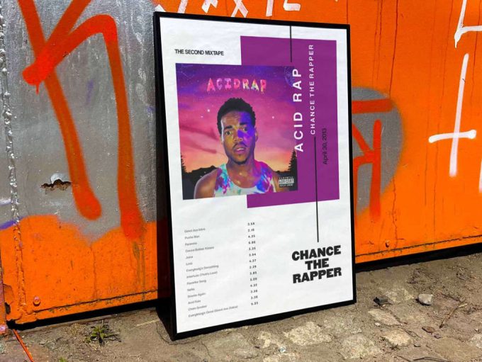 Chance The Rapper &Quot;Acid Rap&Quot; Album Cover Poster For Home Room Decor #3 5