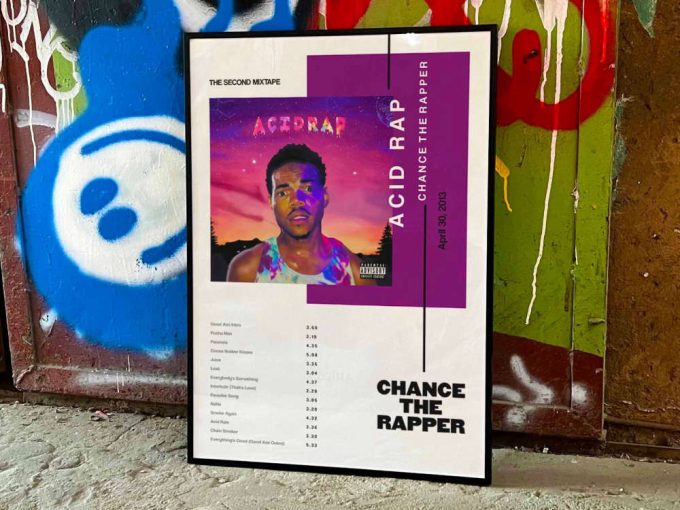 Chance The Rapper &Quot;Acid Rap&Quot; Album Cover Poster For Home Room Decor #3 6