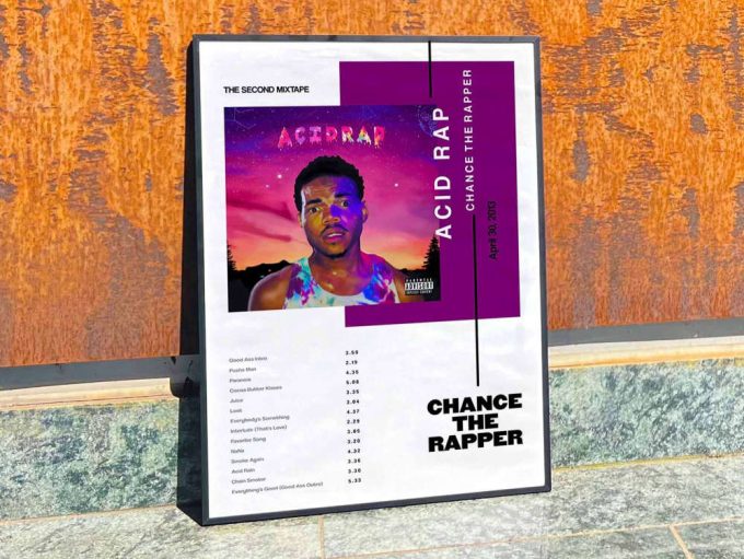 Chance The Rapper &Quot;Acid Rap&Quot; Album Cover Poster For Home Room Decor #3 8