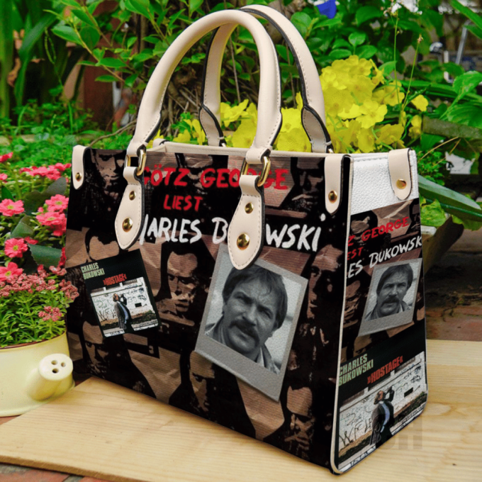 Stylish Charles Bukowski Leather Hand Bag Gift For Women'S Day Gift For Women S Day - Shop Now! 2