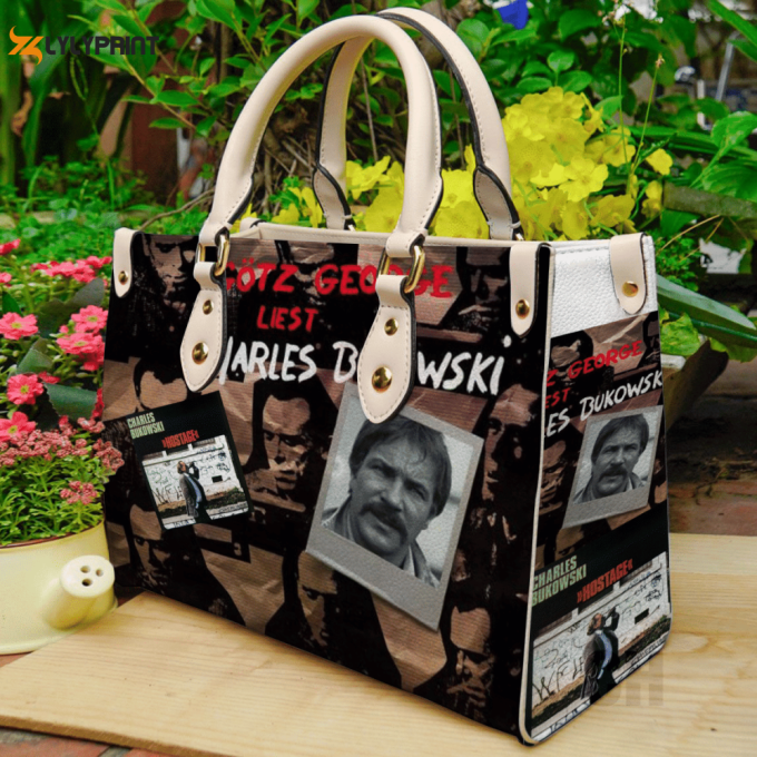 Stylish Charles Bukowski Leather Hand Bag Gift For Women'S Day Gift For Women S Day - Shop Now! 1