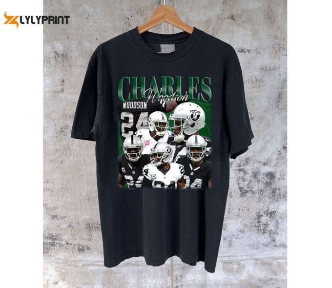 Shop Charles Woodson T-Shirt Shirt Tees &Amp;Amp; Sweater - Perfect Sport Gift For Him 1