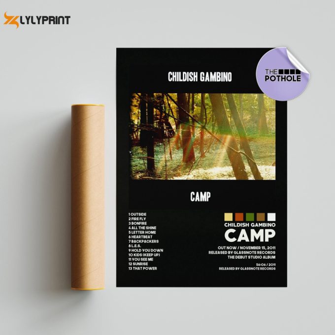 Childish Gambino Posters / Camp Poster / Album Cover Poster / Poster Print Wall Art / Custom Poster / Home Decor / Childish Gambino, Blck 1