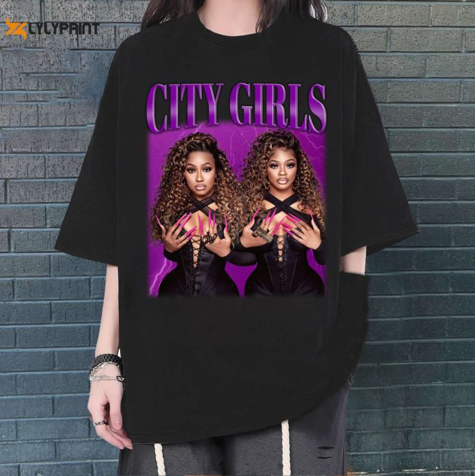 City Girls T-Shirt, City Girls Sweatshirt, City Girls Tees, Hip Hop Graphic, Unisex Shirt, Bootleg Retro 90'S Fans Gift, Trendy Shirt 1