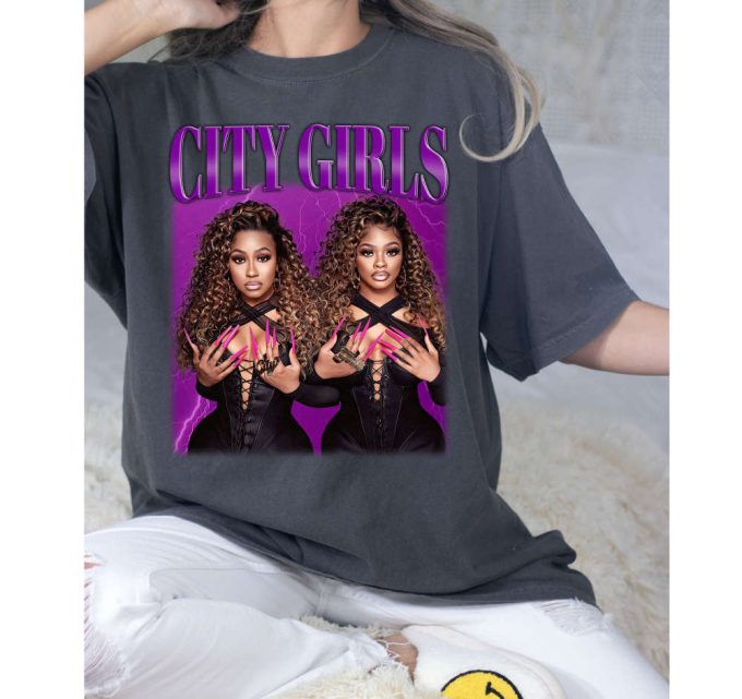 City Girls T-Shirt, City Girls Sweatshirt, City Girls Tees, Hip Hop Graphic, Unisex Shirt, Bootleg Retro 90'S Fans Gift, Trendy Shirt 2