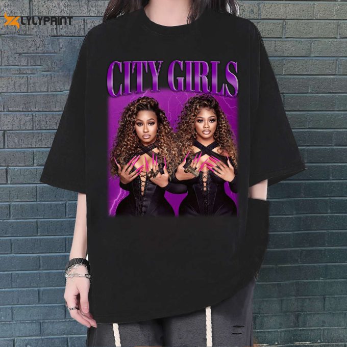 City Girls T-Shirt, City Girls Sweatshirt, City Girls Tees, Hip Hop Graphic, Unisex Shirt, Bootleg Retro 90'S Fans Gift, Trendy Shirt 1