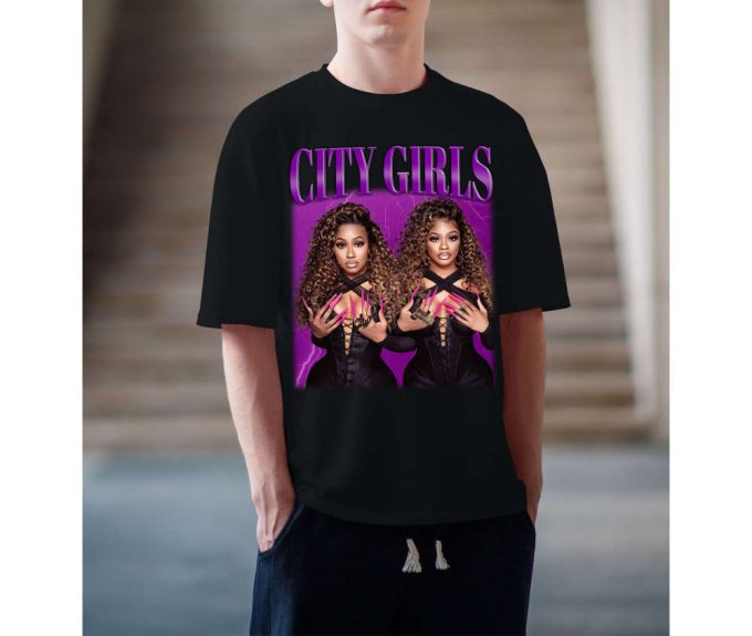 City Girls T-Shirt, City Girls Sweatshirt, City Girls Tees, Hip Hop Graphic, Unisex Shirt, Bootleg Retro 90'S Fans Gift, Trendy Shirt 3