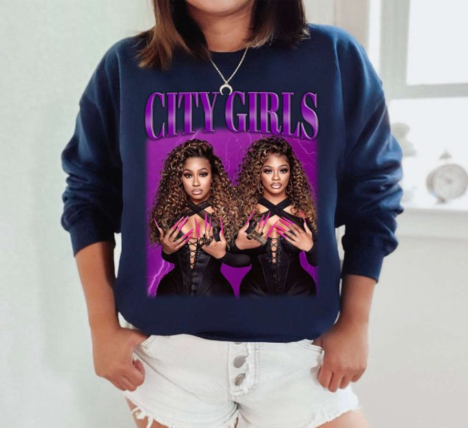 City Girls T-Shirt, City Girls Sweatshirt, City Girls Tees, Hip Hop Graphic, Unisex Shirt, Bootleg Retro 90'S Fans Gift, Trendy Shirt 5
