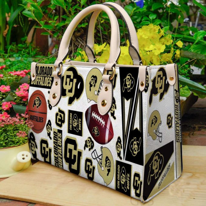 Colorado Buffaloes Leather Handbag 1 2