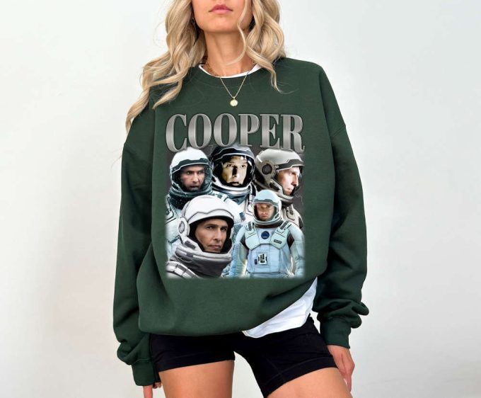 Shop Cooper Interstellar T-Shirt: Vintage Unisex Tee &Amp; Hoodie Collection 4
