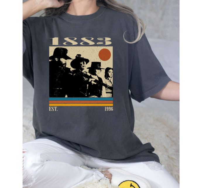 Custom 1883 Shirt, Vintage 1883 T-Shirt, Hip Hop Graphic Unisex Hoodie, Bootleg Retro 90'S Fans Gift, Trendy Shirt 5