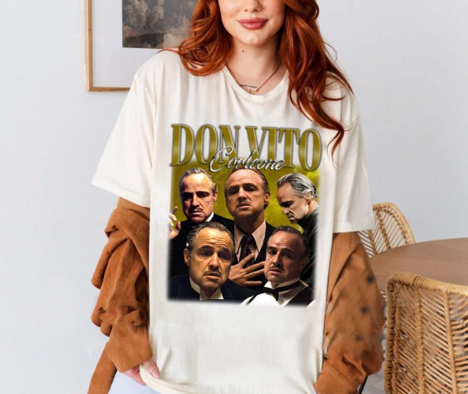 Custom Don Vito Corleone Shirt, Vintage Don Vito Corleone T-Shirt, Hip Hop Graphic Unisex Hoodie, Bootleg Retro 90'S Fans Gift, Trendy Shirt 2