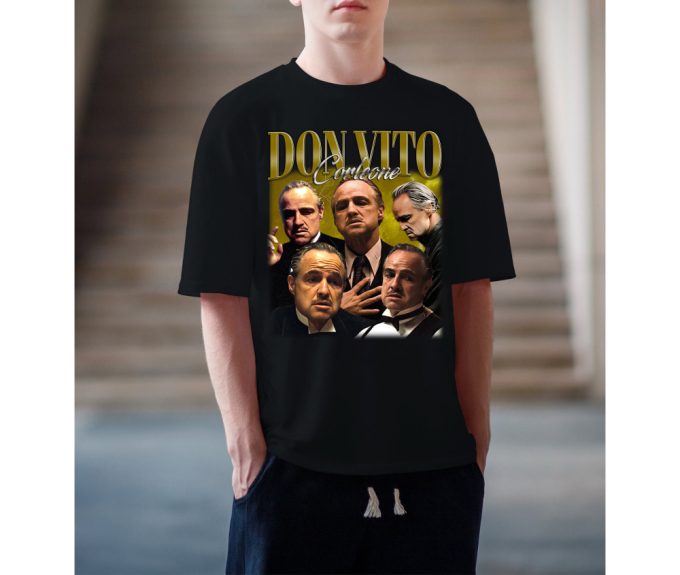 Custom Don Vito Corleone Shirt, Vintage Don Vito Corleone T-Shirt, Hip Hop Graphic Unisex Hoodie, Bootleg Retro 90'S Fans Gift, Trendy Shirt 4