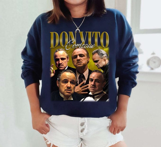 Custom Don Vito Corleone Shirt, Vintage Don Vito Corleone T-Shirt, Hip Hop Graphic Unisex Hoodie, Bootleg Retro 90'S Fans Gift, Trendy Shirt 5