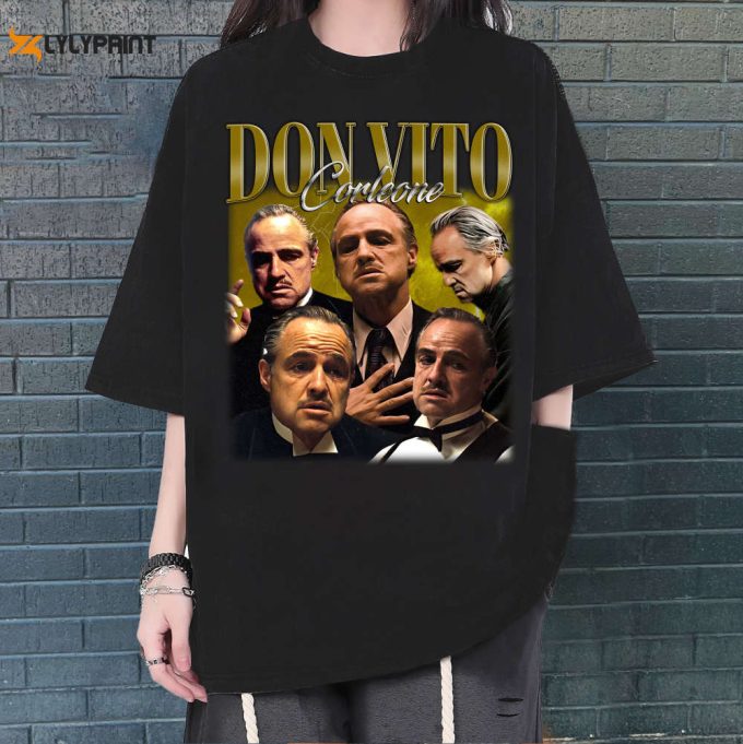 Custom Don Vito Corleone Shirt, Vintage Don Vito Corleone T-Shirt, Hip Hop Graphic Unisex Hoodie, Bootleg Retro 90'S Fans Gift, Trendy Shirt 1