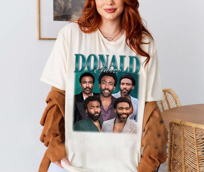 Custom Donald Glover Shirt, Vintage Donald Glover T-Shirt, Hip Hop Graphic Unisex Hoodie, Bootleg Retro 90'S Fans Gift, Trendy Shirt 2