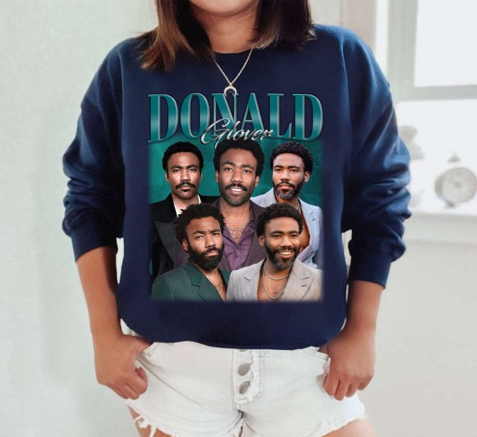 Custom Donald Glover Shirt, Vintage Donald Glover T-Shirt, Hip Hop Graphic Unisex Hoodie, Bootleg Retro 90'S Fans Gift, Trendy Shirt 4